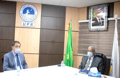 Photo de Le président de l’UPR reçoit le président de l’Association Marocaine des présidents des conseils municipaux