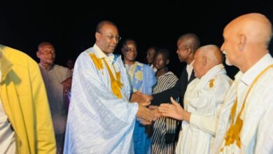 Photo de Le président du Parti arrive à Sélibaby en prélude à la visite du Président de la République au Guidimagha