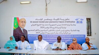 Photo de Le Président du Parti supervise une réunion de sensibilisation en préparation de la visite de Son Excellence le Président de la République dans la wilaya du Guidimagha