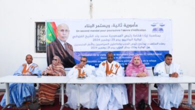 Photo de Le Président du Parti supervise une réunion de sensibilisation en préparation de la visite de Son Excellence le Président de la République dans la wilaya de Daakhlet-Nouadhibou