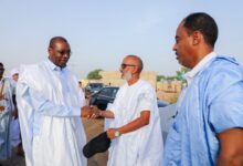 صورة رئيس الحزب يصل ولايات اترارزة تحضيرا لإنجاح زيارة فخامة رئيس الجمهورية