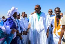 صورة رئيس الحزب يصل النعمة وسط استقبال شعبي استعدادًا لزيارة فخامة رئيس الجمهورية