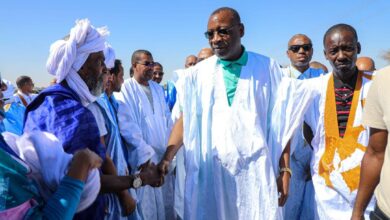 صورة رئيس الحزب يصل النعمة وسط استقبال شعبي استعدادًا لزيارة فخامة رئيس الجمهورية