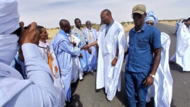 صورة رئيس الحزب يشرف في تنمبدغة على التحضير لزيارة فخامة رئيس الجمهورية