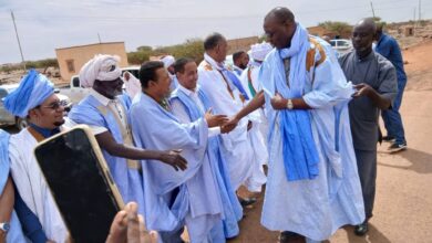 صورة رئس الحزب يشرف على حشد الفعاليات الشعبية بأمرج لاستقبال فخامة رئيس الجمهورية