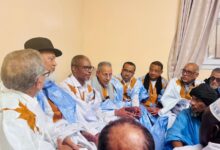 صورة حزب الإنصاف يقدم واجب العزاء في وفاة المغفور له عبد العزير ولد أعليّ