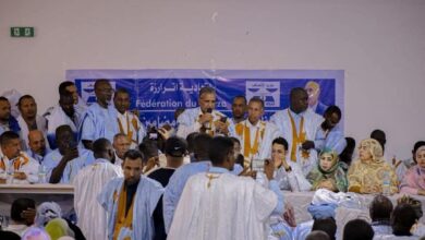 صورة بعثة حزب الإنصاف في الترارزة تعقد مهرجانًا جماهيريًا حاشدًا