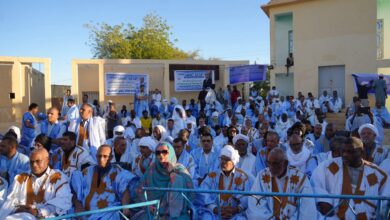 صورة بعثة حزب الإنصاف في لبراكنه تعقد مهرجانًا جماهيريًا حاشدًا