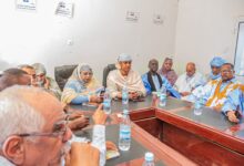 صورة بعثة حزب الإنصاف في آدرار تعقد لقاءً جماهيريًا هامًا