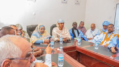 صورة بعثة حزب الإنصاف في آدرار تعقد لقاءً جماهيريًا هامًا