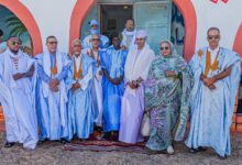 صورة وصول بعثة حزب الإنصاف إلى ولاية تكانت