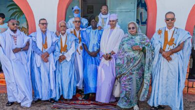 صورة وصول بعثة حزب الإنصاف إلى ولاية تكانت