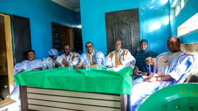 صورة بعثة حزب الإنصاف في كيدي ماغة تعقد لقاءً جماهيريًا هامًا