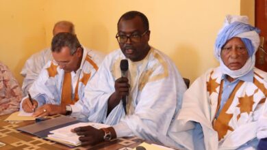 صورة بعثة حزب الإنصاف في الحوض الغربي تعقد لقاءً جماهيريًا هامًا