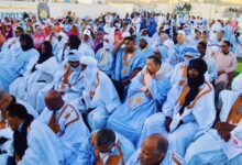 صورة بعثة حزب الإنصاف في داخله نواذيبو تعقد مهرجانًا جماهيريًا حاشداً