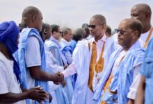 صورة وصول بعثة حزب الإنصاف إلى مقاطعة أمبود التابعة لولاية كوركول