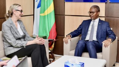 صورة رئيس حزب الإنصاف يستقبل القائمة بالأعمال بسفارة الولايات المتحدة الأمريكية