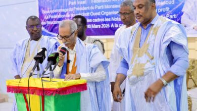 صورة اتحادية نواكشوط الغربية لحزب الإنصاف تنظم إفطارًا رمضانياً بحضور قيادات الحزب ومناضليه