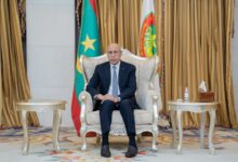 صورة استقبل فخامة رئيس الجمهورية، السيد محمد ولد الشيخ الغزواني، اليوم بالقصر الرئاسي في نواكشوط، لجنة العلماء الموريتانيين المكلفة بالحوار مع السجناء السلفيين