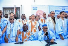 صورة اجتماع موسع لمنسق حزب الإنصاف على مستوى ولاية الترارزة