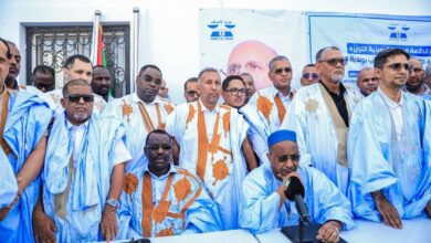 صورة اجتماع موسع لمنسق حزب الإنصاف على مستوى ولاية الترارزة