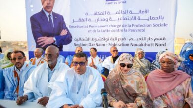 صورة الأمانة الدائمة المكلفة بالحماية الاجتماعية ومحاربة الفقر تنظم لقاءً سياسياً بقسم دار النعيم في اتحادية نواكشوط الشمالية