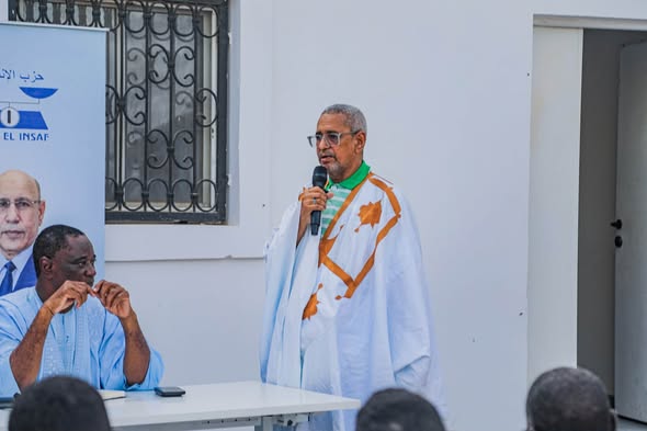 منسق العمل الحزبي بكيدي ماغة يلتقي مناضلي ولد ينجه ويؤكد أهمية الوحدة الوطنية ومواكبة المشاريع التنموية