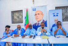 صورة منسق العمل الحزبي بكيدي ماغة يلتقي مناضلي ولد ينجه ويؤكد أهمية الوحدة الوطنية ومواكبة المشاريع التنموية