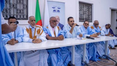 صورة منسق العمل الحزبي بولاية لبراكنة يستعرض أمام منتخبي مقطع لحجار في نواكشوط مستجدات الخطاب السياسي للحزب ويبحث التحضير للذكرى السابعة لانتخاب فخامة رئيس الجمهوري