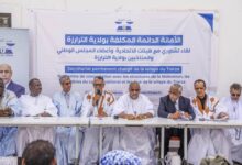 صورة منسق العمل الحزبي بولاية الترارزة يستعرض أمام منتخبي الولاية في نواكشوط مستجدات الخطاب السياسي للحزب ويبحث التحضير لتخليد الذكرى السابعة لانتخاب فخامة رئيس الجمهورية