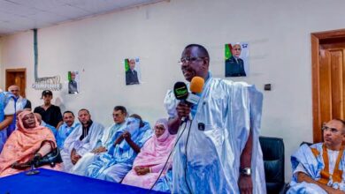 صورة منسق العمل الحزبي بولاية لعصابة يترأس مهرجانًا حاشدًا في كيفه ويدعو إلى توحيد الجهود لإنجاح زيارة السيدة الأولى