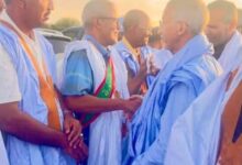 صورة منسق العمل الحزبي بولاية الحوض الشرقي يصل مدينة النعمة وسط استقبال جماهيري حاشد يعكس الالتفاف حول نهج فخامة رئيس الجمهورية