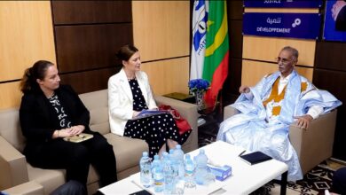 صورة نائب رئيس الحزب يستقبل الممثل الخاص للأمين العام للأمم المتحدة لغرب إفريقيا