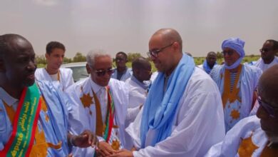 صورة منسق العمل الحزبي بولاية كوركول يصل مدينة مونكل وسط التفاف جماهيري وتمسك بفخامة رئيس الجمهورية ونهجه