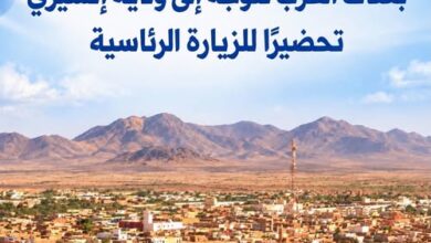 صورة بعثات الحزب تتوجه إلى ولاية إنشيري تحضيرًا للزيارة الرئاسية