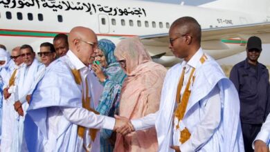 صورة رئيس الحزب يستقبل فخامة رئيس الجمهورية ويشارك في المهرجان الشعبي الحاشد بأطار